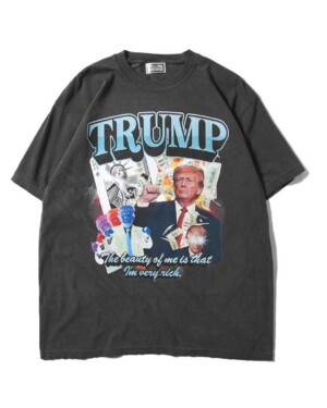 【TRUMP 】Heavy Weight Washed T-Shirt