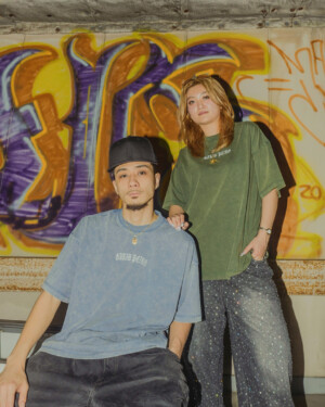 【GARIN PEIRO】Big Silhouette Vintage T-Shirt